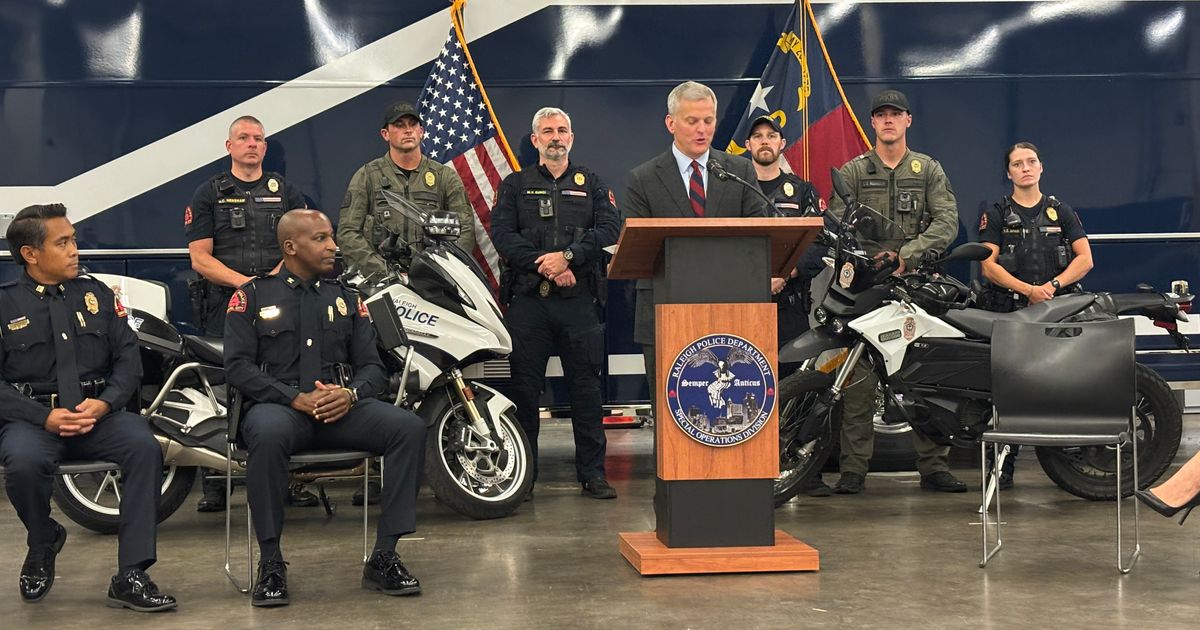 Stein: Pay bumps, bonuses for police 'innovative and creative' way to increase safety in Raleigh