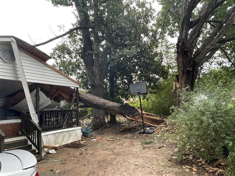 Hundreds lose power as storms knock down powerlines and trees throughout central NC
