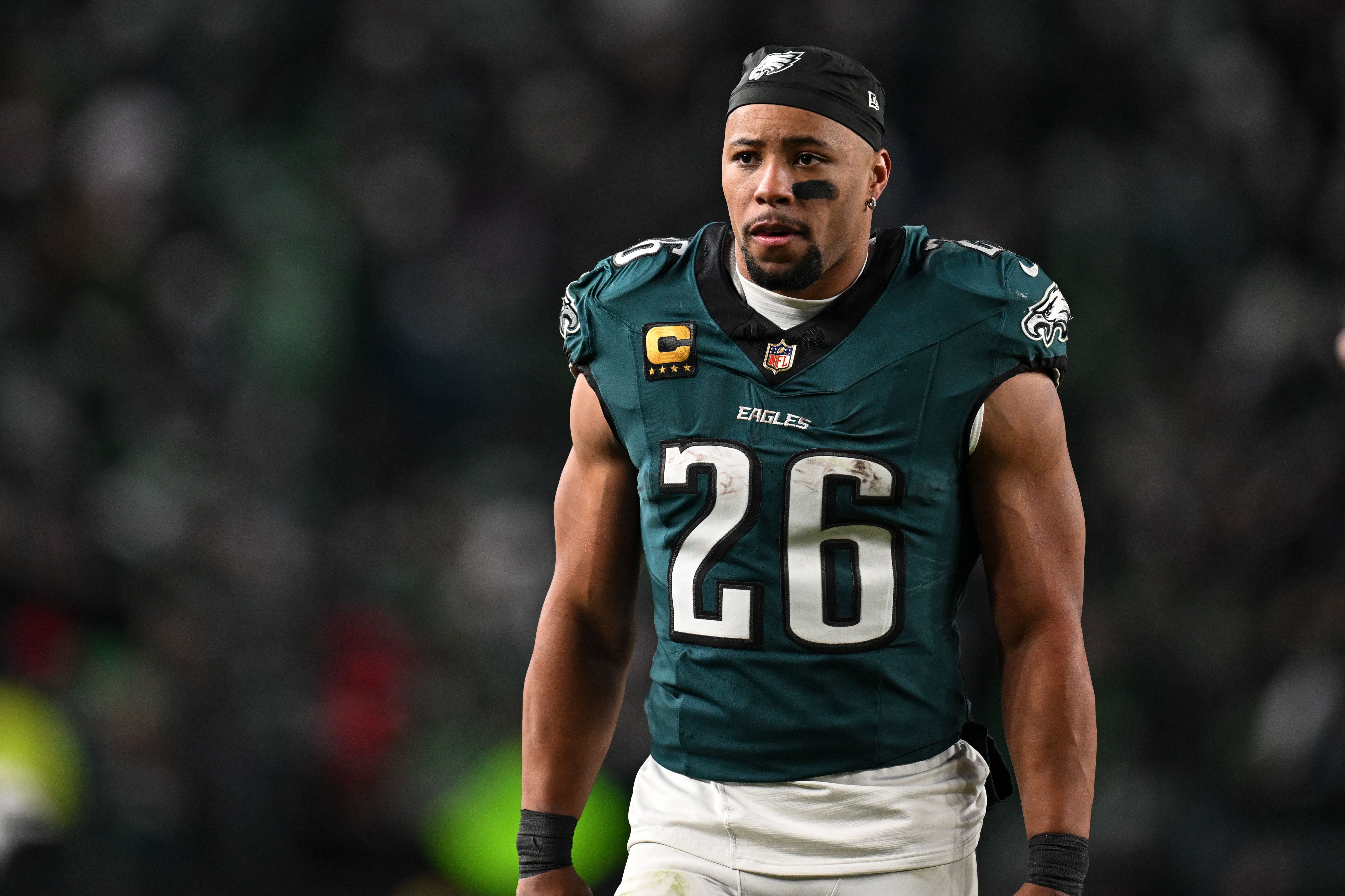 Police seek suspects in a break - in at Eagle running back Saquon Barkley home in Pennsylvania :: WRAL . com