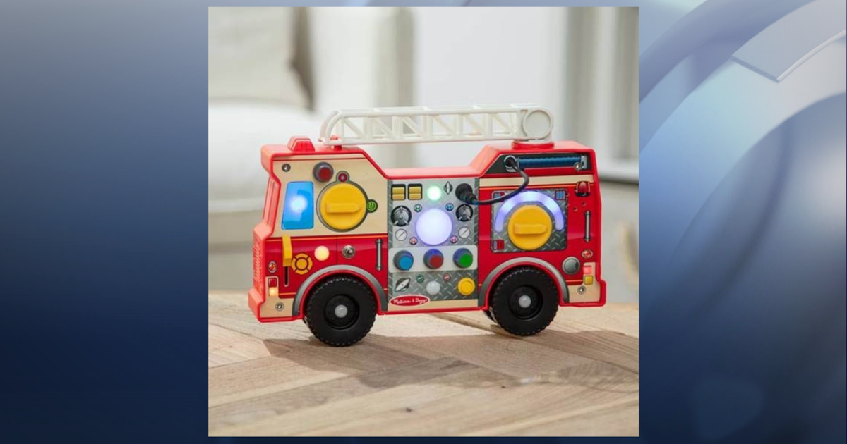 Children's fire truck toys recalled due to choking hazard
