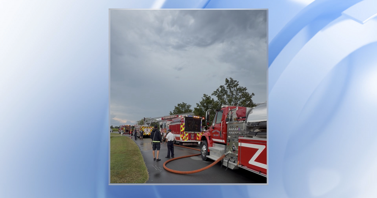 House struck by lightning, catches fire in Willow Spring :: WRAL.com