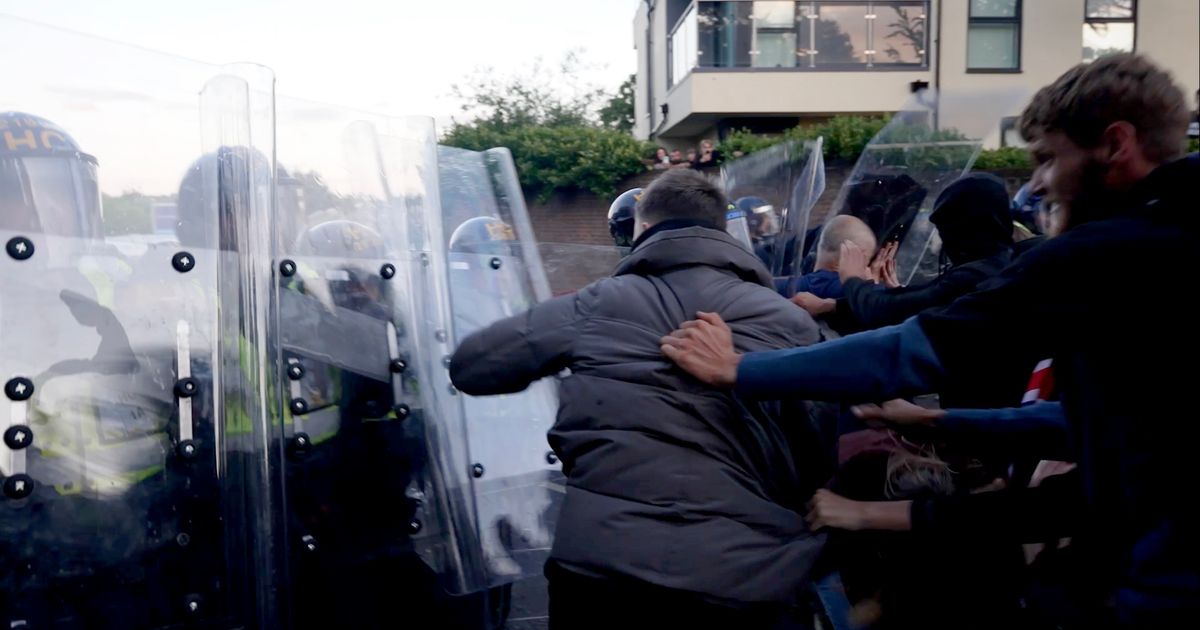 UK government condemns violence at protest over teen's stabbing death