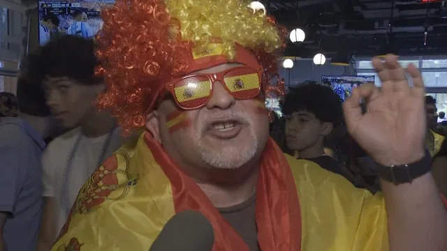 Hundreds of soccer fans show out as Spain takes home the 'World Cup Champions' title