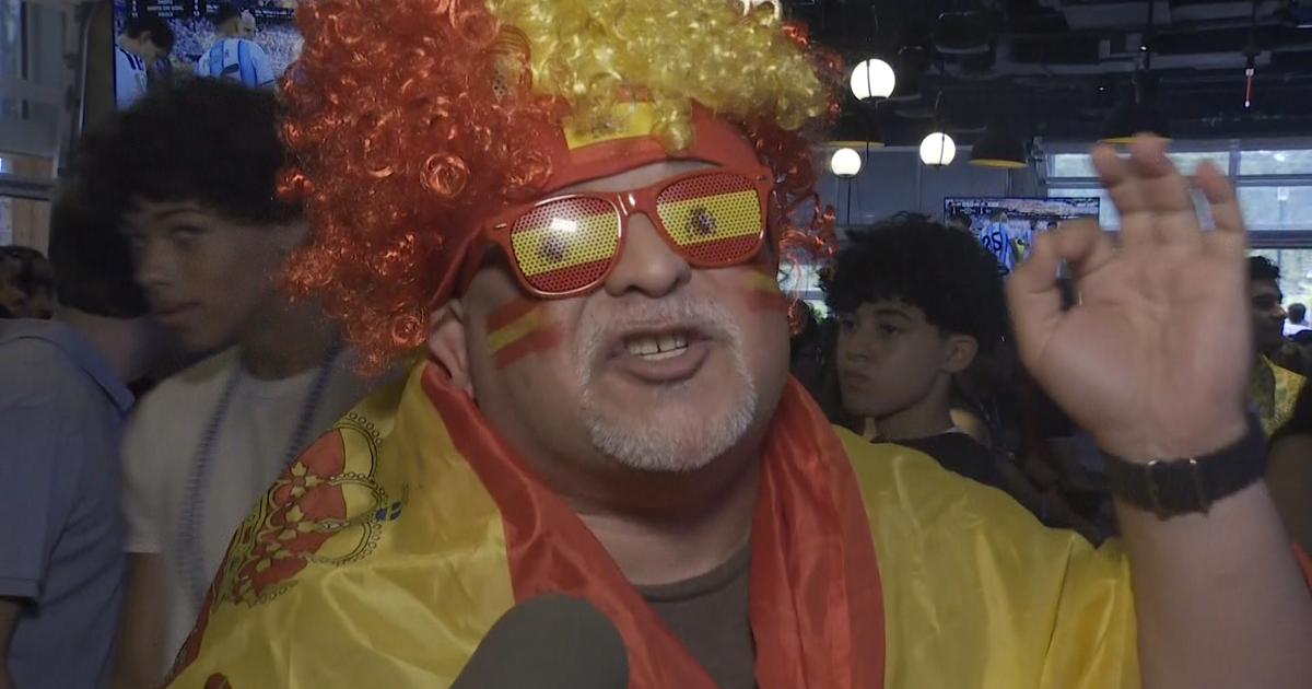 Hundreds of soccer fans show out as Spain takes home the 'World Cup Champions' title
