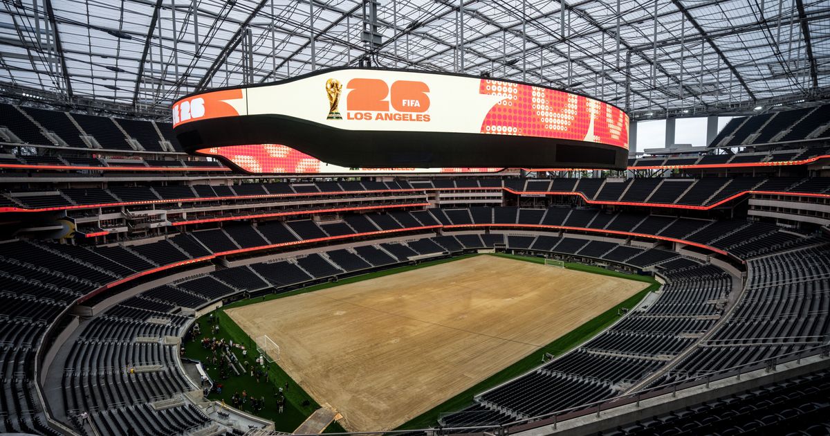 Stadium workers near Los Angeles vote to authorize a strike days before the World Cup begins