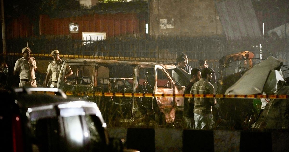 Car blast near New Delhi's historic Red Fort kills at least 8 people, India's police say