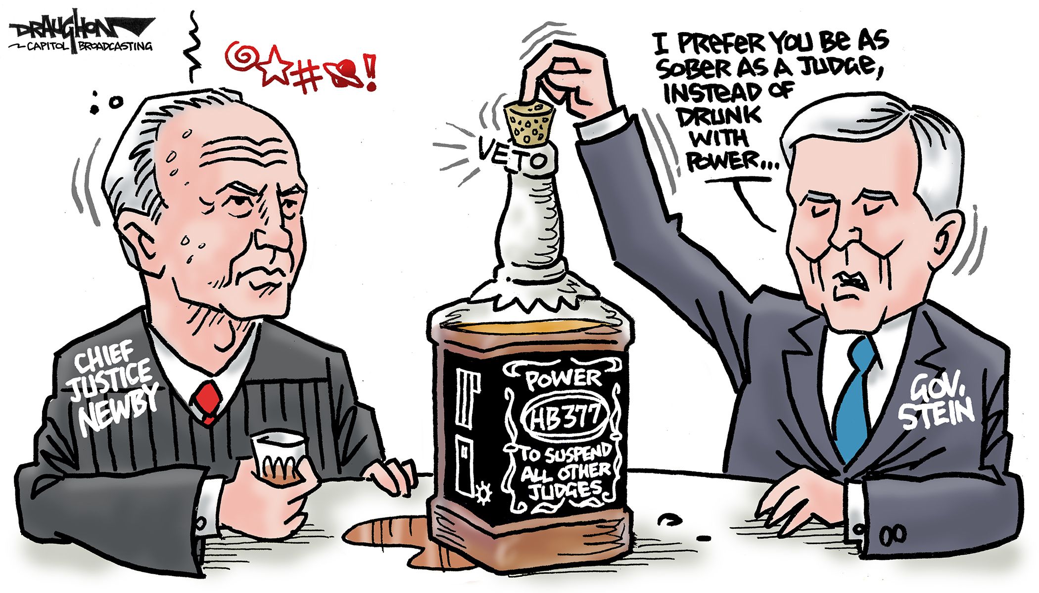 DRAUGHON DRAWS: Surf's up! Go out and make some waves with your vote!