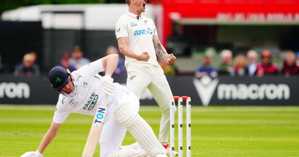 New Zealand steamrolls Ireland by an innings and 79 runs in England tour tune-up