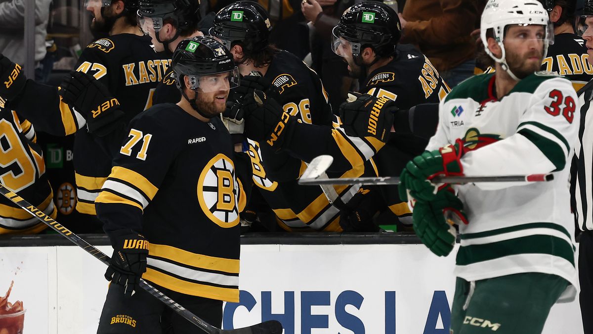 Pavel Zacha scores twice as Bruins beat Minnesota 6-3, spoiling Wild's  chance to clinch playoff spot :: WRAL.com