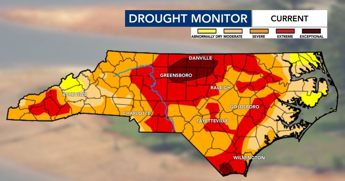 Drought status: Recent rain provides decent drought relief in eastern half of NC