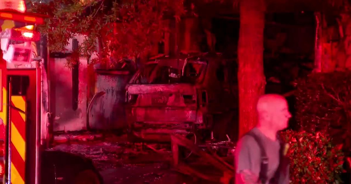 Car torched in garage fire, Cary Fire investigating