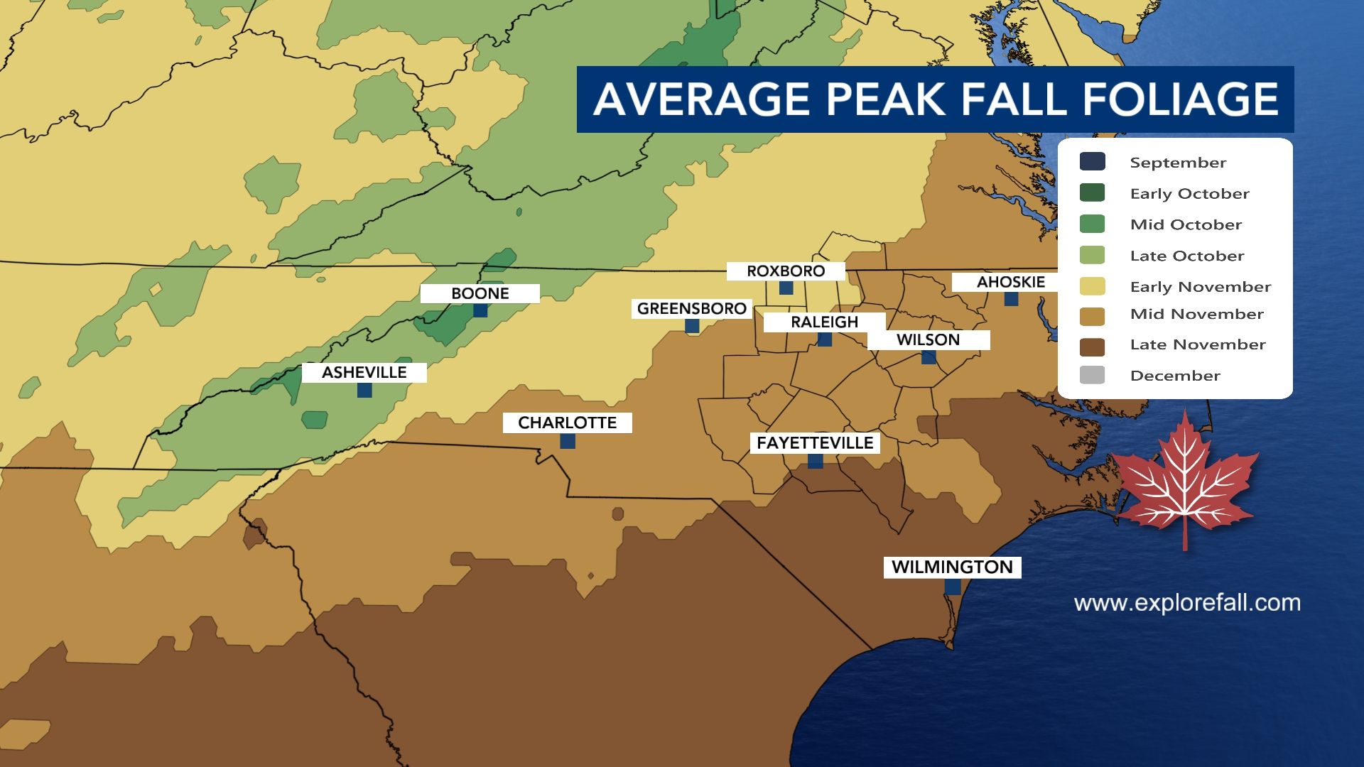 Ask the Meteorologist: Where will fall foliage peak the rest of October ...
