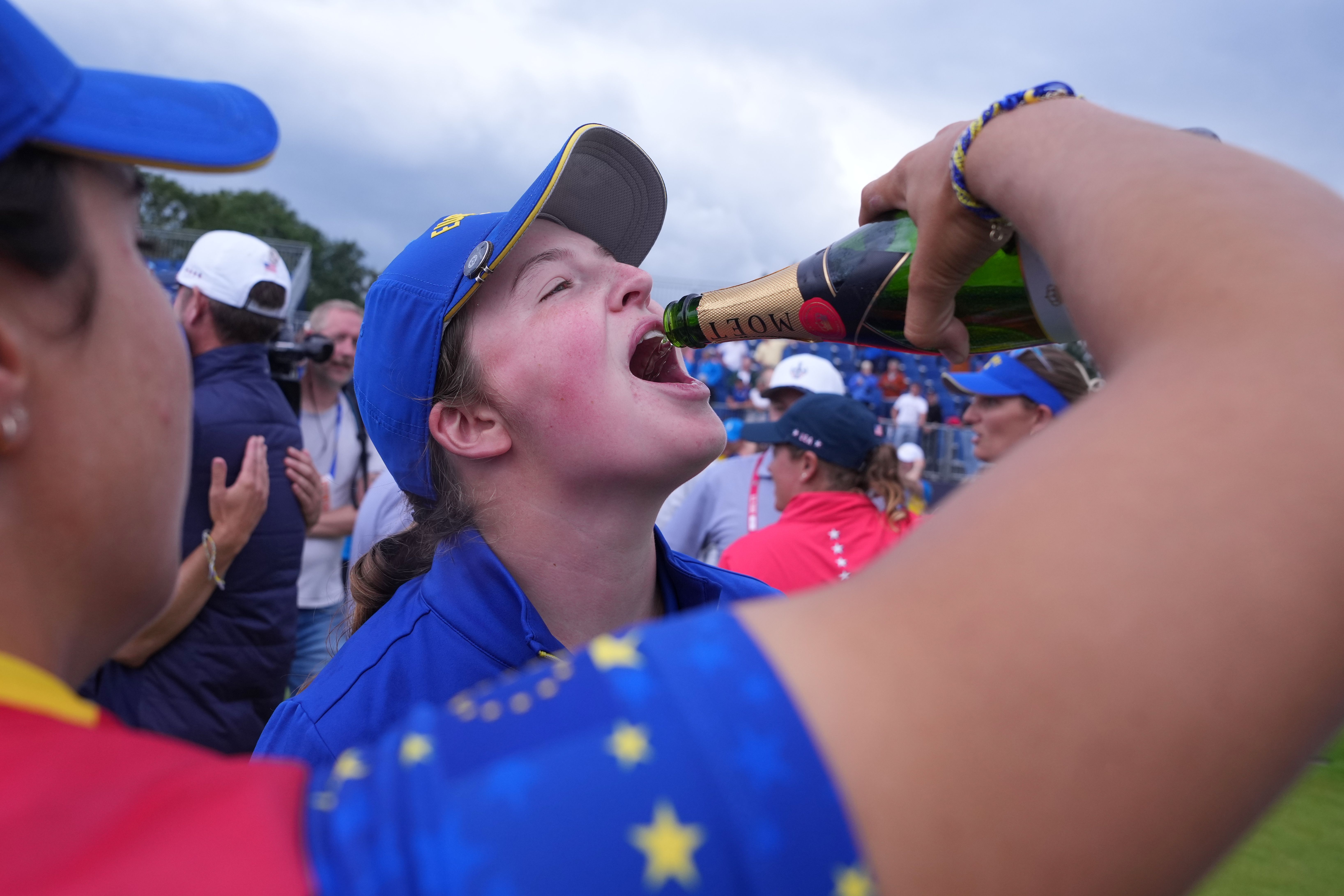 wral.com - STEVE DOUGLAS — AP Sports Writer - A case of beer and a social media post that helped turn the tide at the Solheim Cup