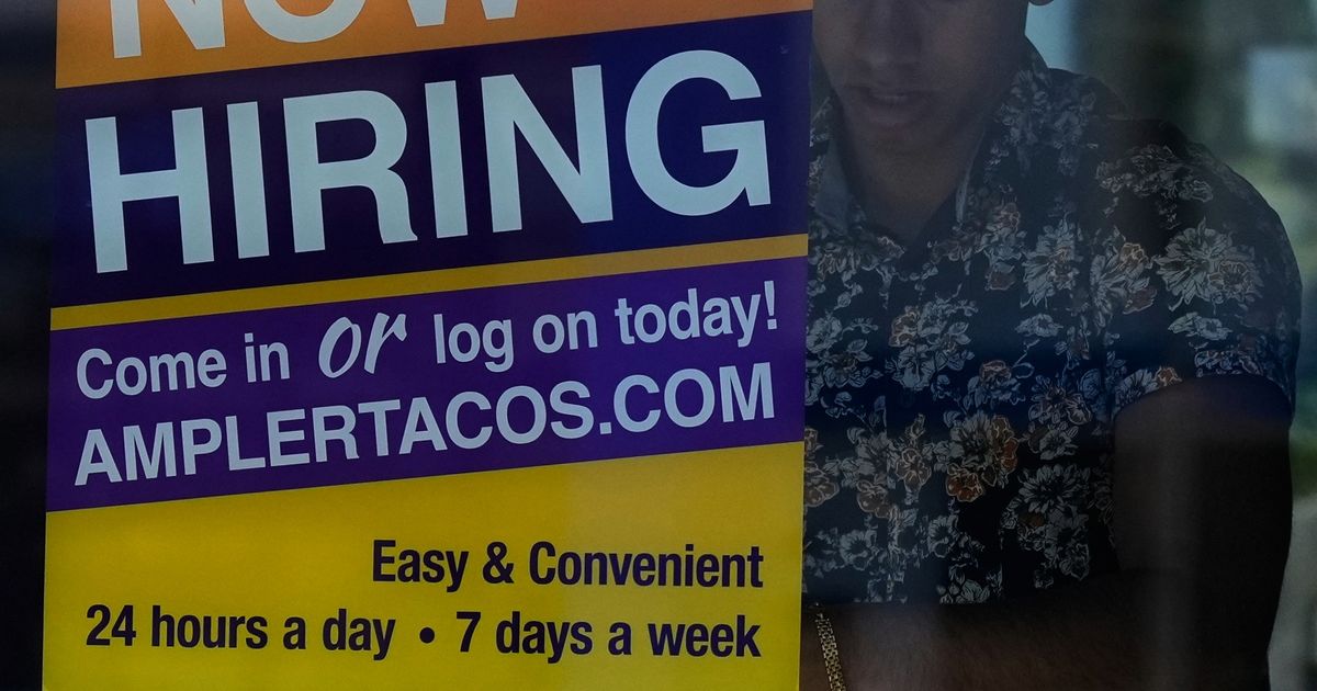 US job openings climbed to 7.6 million in April despite economic fallout from the Iran war