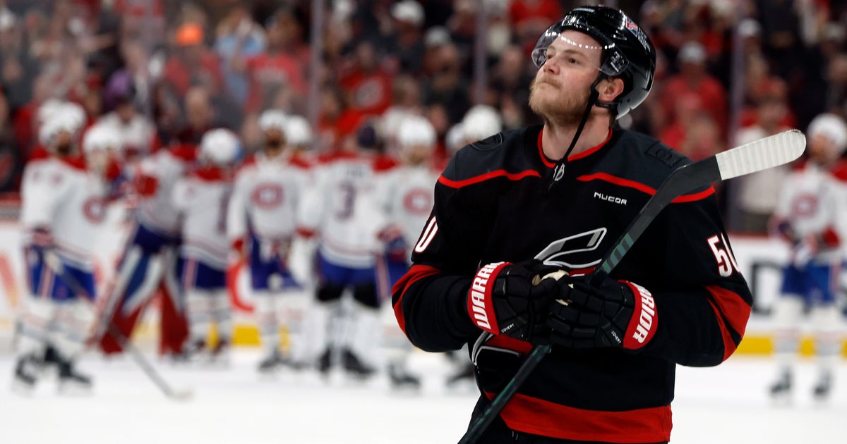 Hurricanes need more from top line entering Game 2 of Stanley Cup Final