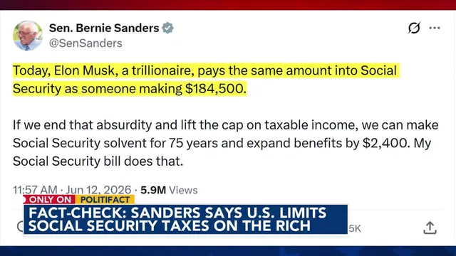 Fact-check: Does Elon Musk pay the same amount into Social Security as someone making $185K?