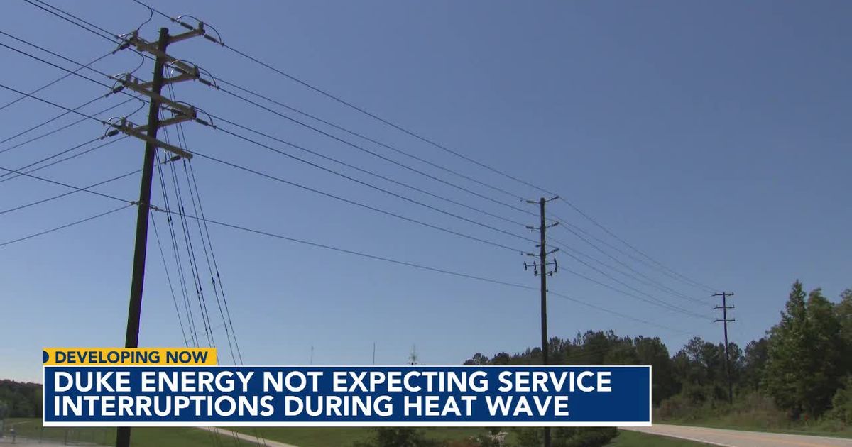 Duke Energy expects increase in power usage but doesn't expect disruptions during heat wave