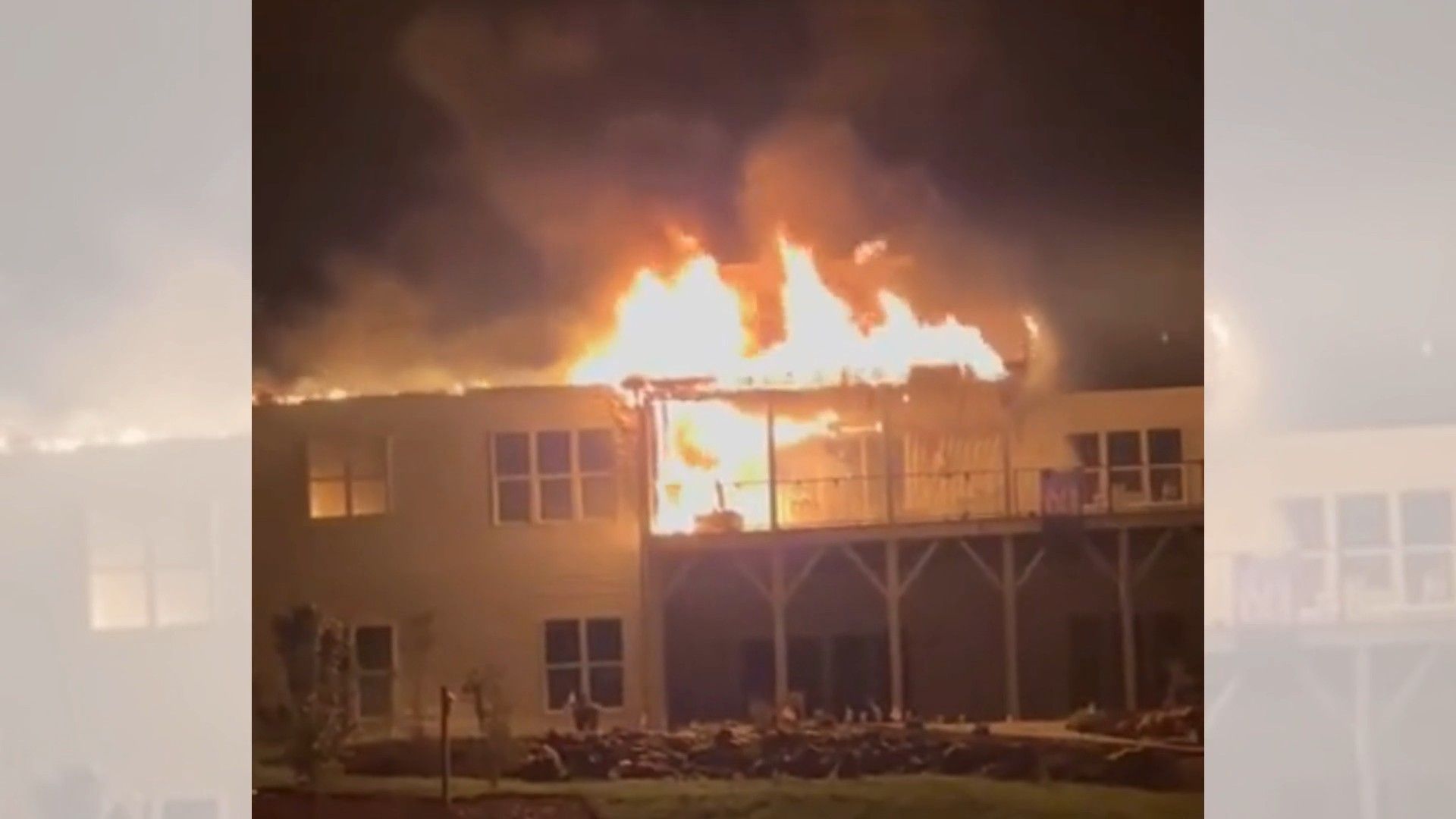 Large fire starts at Lake Gaston home during Fourth of July fireworks