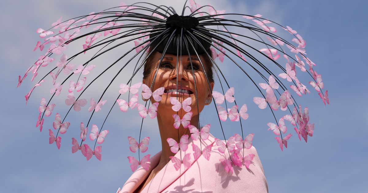 Creative and colorful hats steal the show at the Royal Ascot horse races in England, in photos