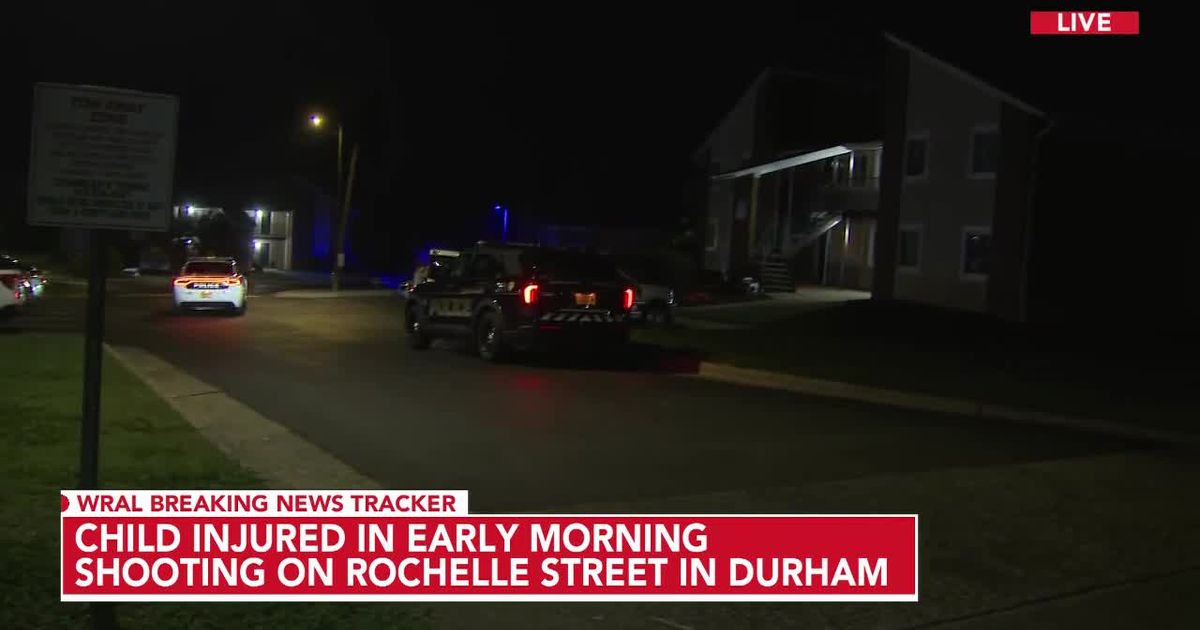 Child grazed by bullet after gunfire hits apartment in Durham