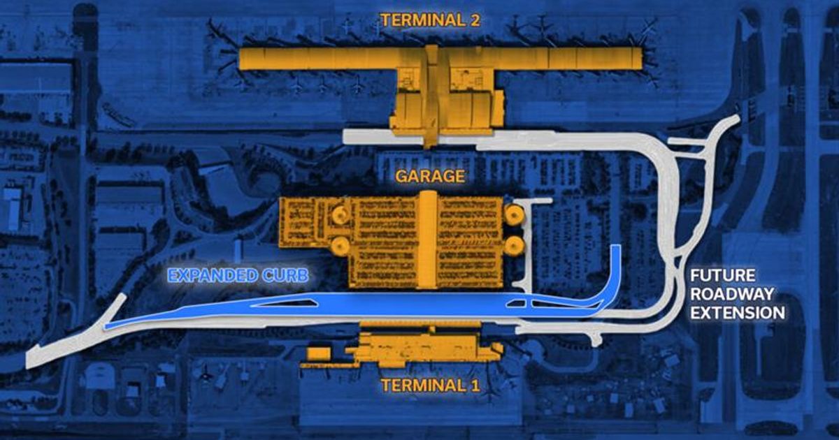 Terminal drop-off changes coming as part of RDU expansion