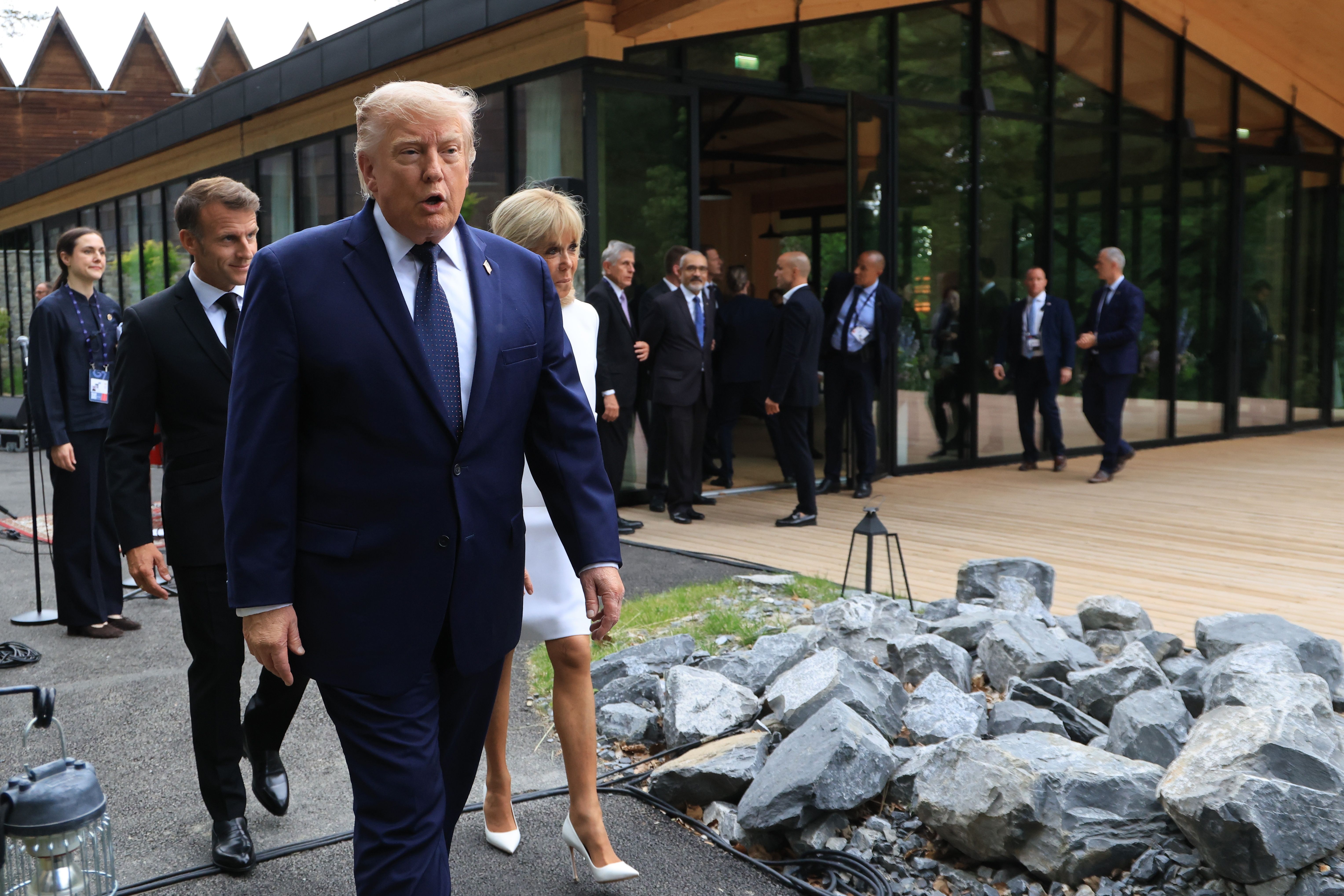 wral.com - The Associated Press - The Latest: Trump and G7 leaders discuss future of AI on last day of summit