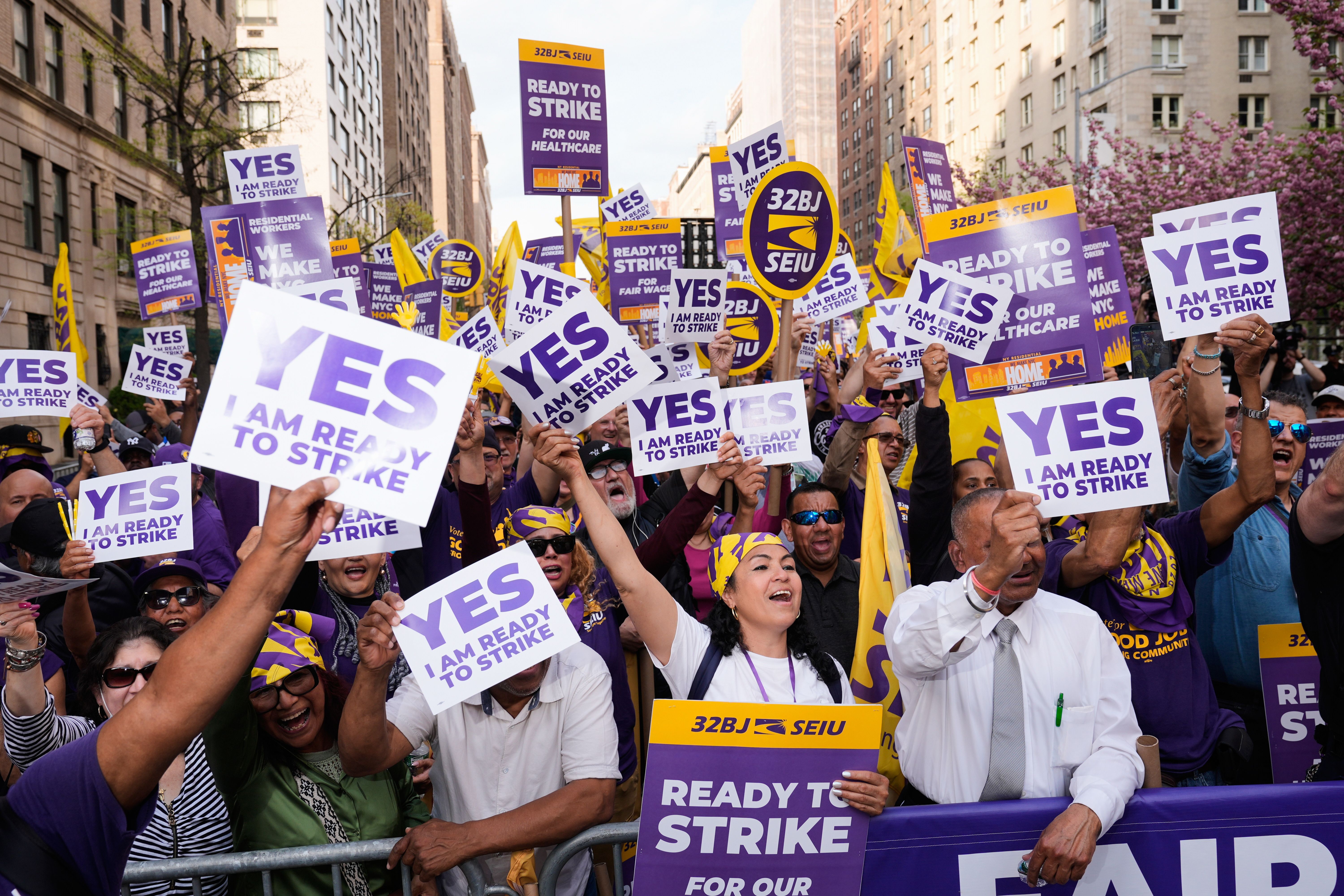 wral.com - JENNIFER PELTZ — Associated Press - New York City apartment building workers authorize a possible strike as contract talks stall