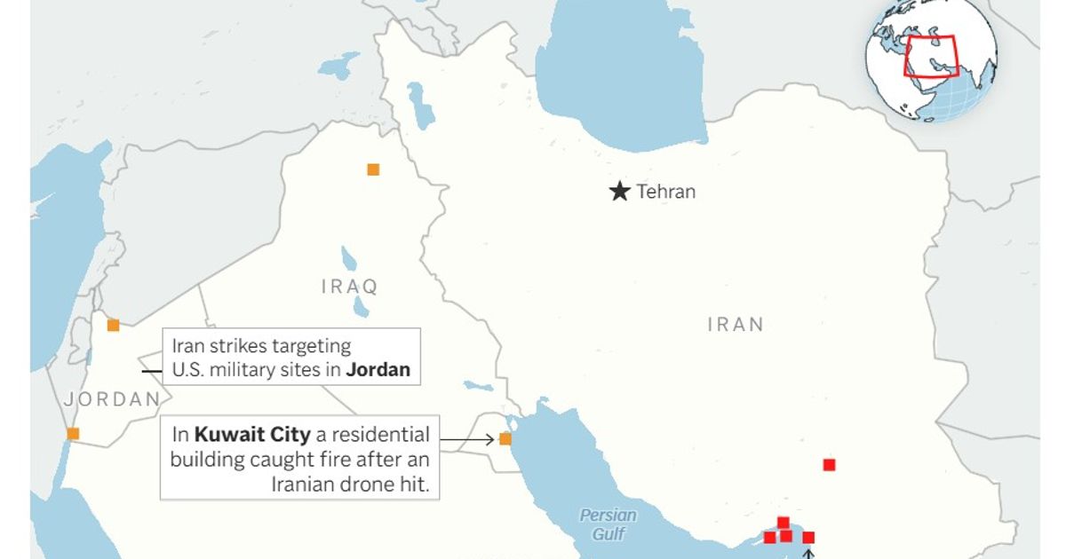 Iran targets US allies in Gulf after overnight attacks, and other Mideast news