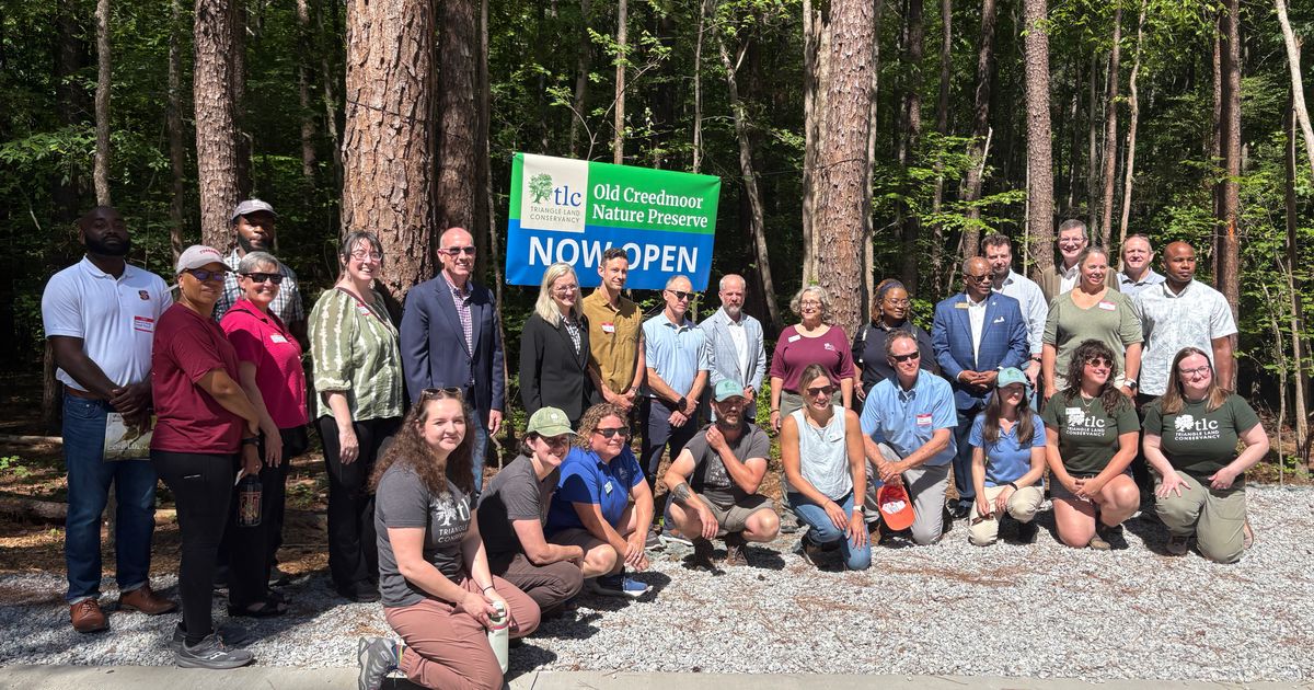 New nature preserve opens near Raleigh with hiking and mountain biking trails