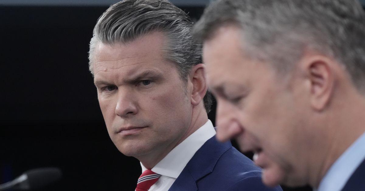 The Latest: Hegseth and Caine say ceasefire between the US and Iran is not over