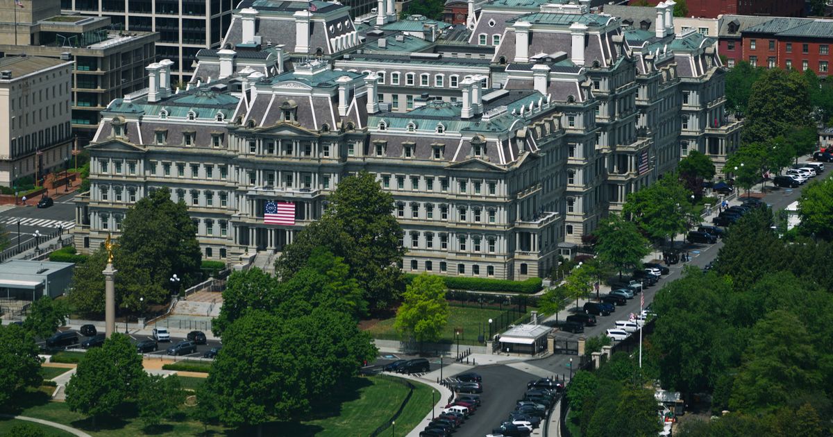 Trump wants to paint the Eisenhower office building white. Now a key federal agency considers it