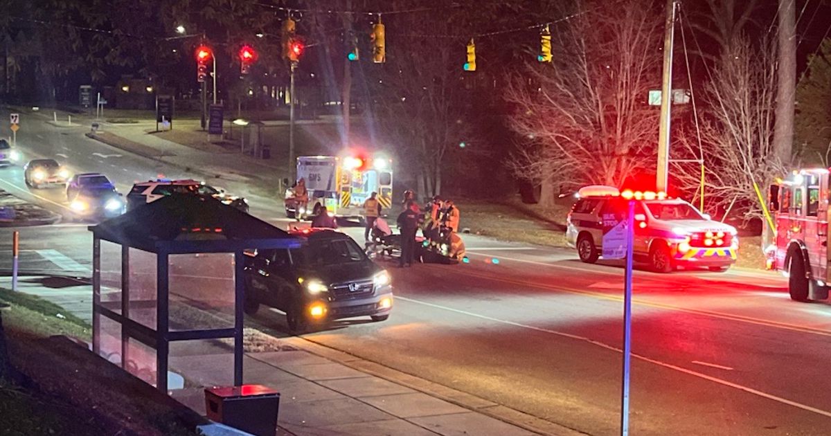Pedestrian struck by car on Rock Quarry Road in Raleigh