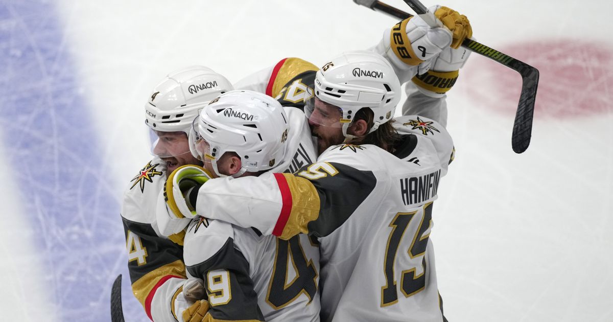 Barbashev, Eichel score in 2:07 span, Golden Knights stun Avs 3-1 to take 2-0 series lead
