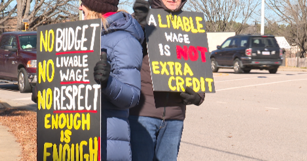 Cary teachers rally for better pay amid North Carolina budget deadlock, plan monthly protests