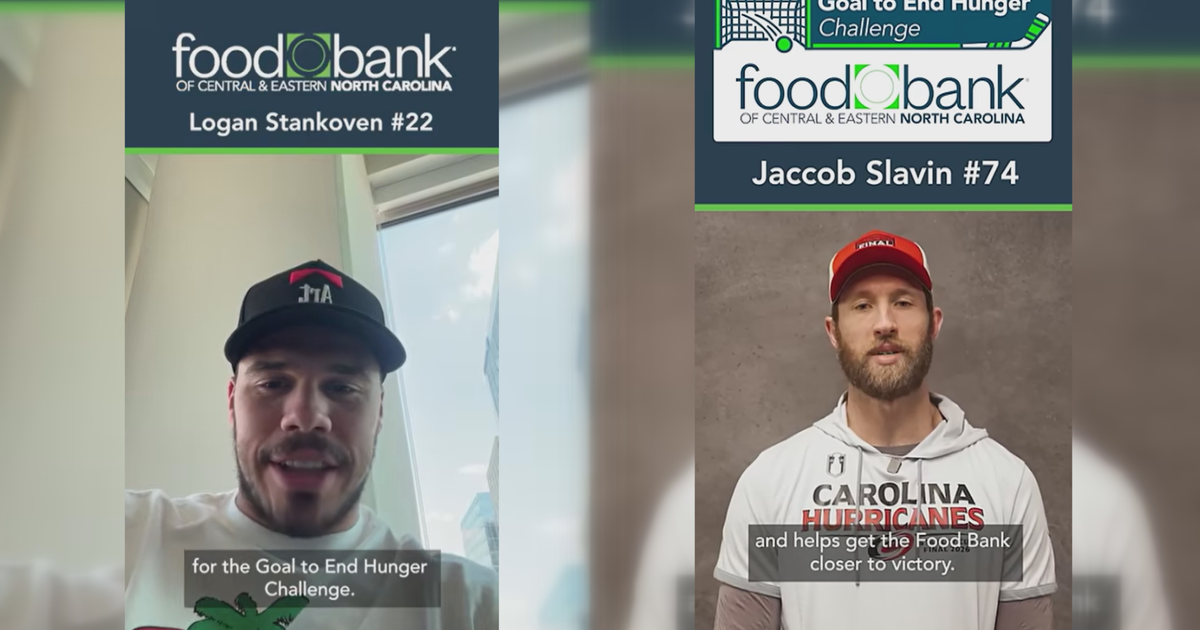 $25,000 goal reached: Canes players partner with Food Bank of Central & Eastern NC to stop hunger :: WRAL.com