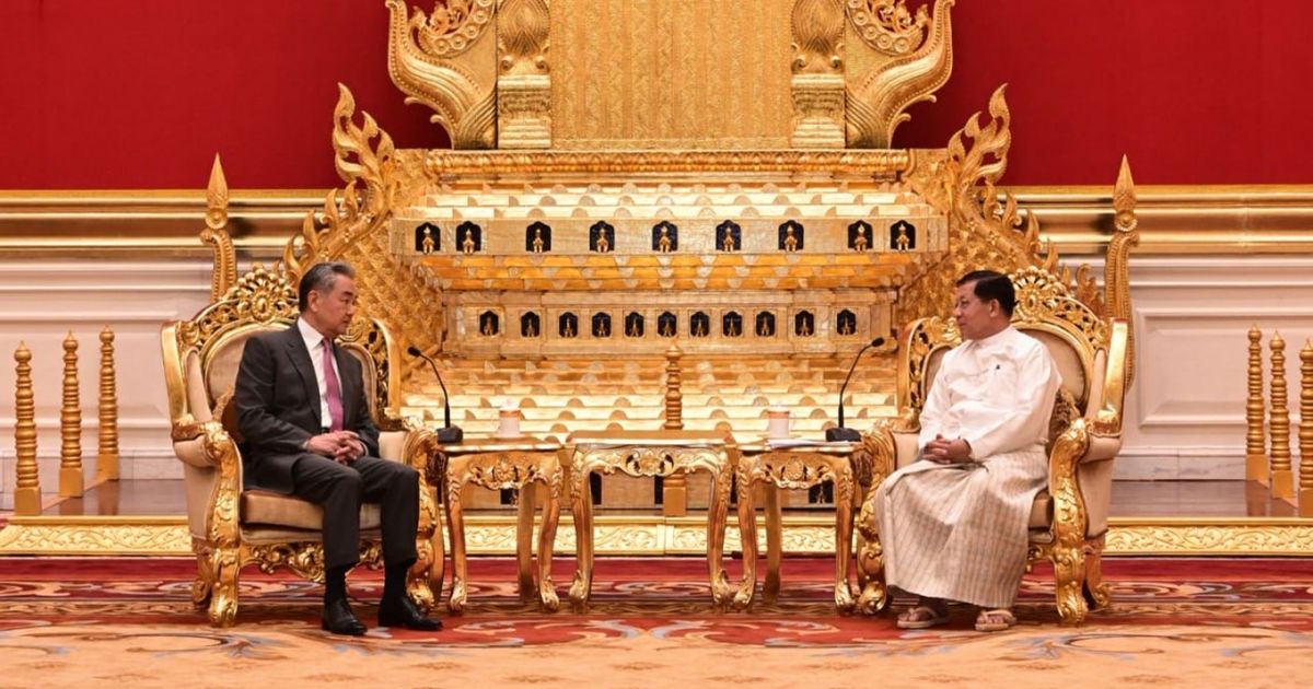 China’s top diplomat meets leader of Myanmar’s military-backed government on regional tour