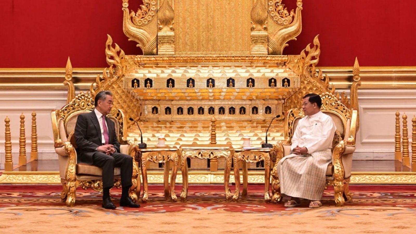 China’s top diplomat meets leader of Myanmar's military-backed government on regional tour