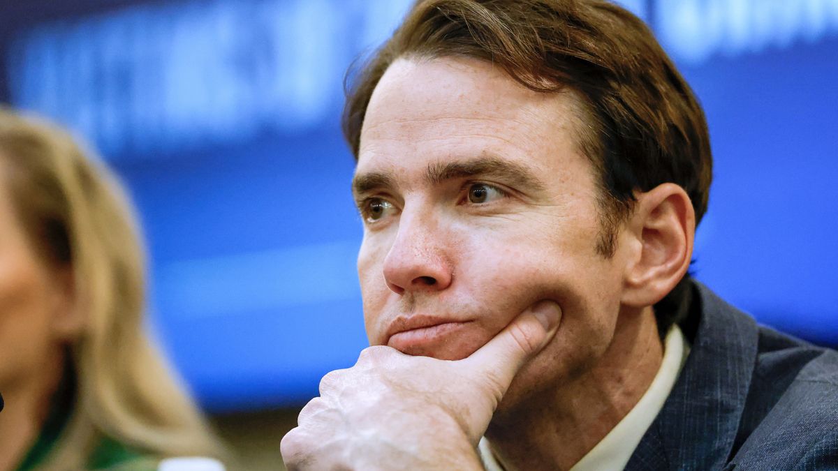 FILE - Rep. Kevin Kiley, R-Calif., listens to testimony as the House Judiciary Subcommittee on Oversight holds a field hearing on violent crime in Charlotte, N.C., Sept. 29, 2025. (AP Photo/Nell Redmond, File)